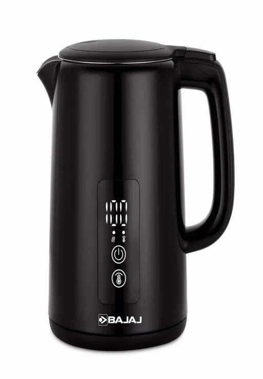 Bajaj KTP 1.5 Litre Digital Electric Kettle| Auto Shut-Off|Dry Boil Mechanism Electric Kettle??(1.5 L, Black)