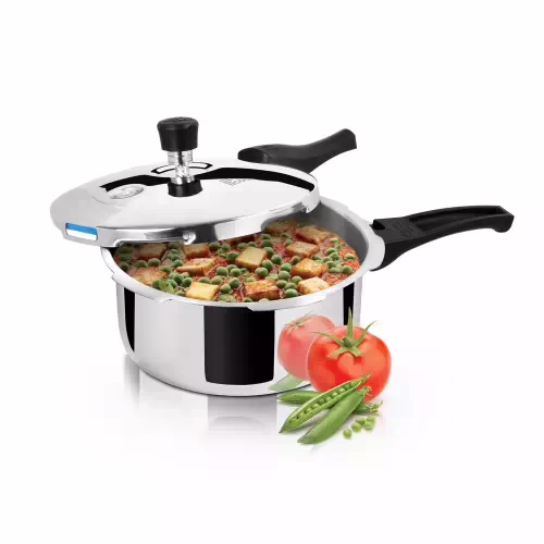 Milton Pro Cook Tri Ply Pressure Cooker With Outer Lid, Silver 1.5 L Pressure Cooker??(Stainless Steel)