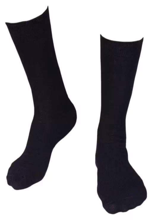 Black Casual Full Length Socks-6 pair pack - Image 3
