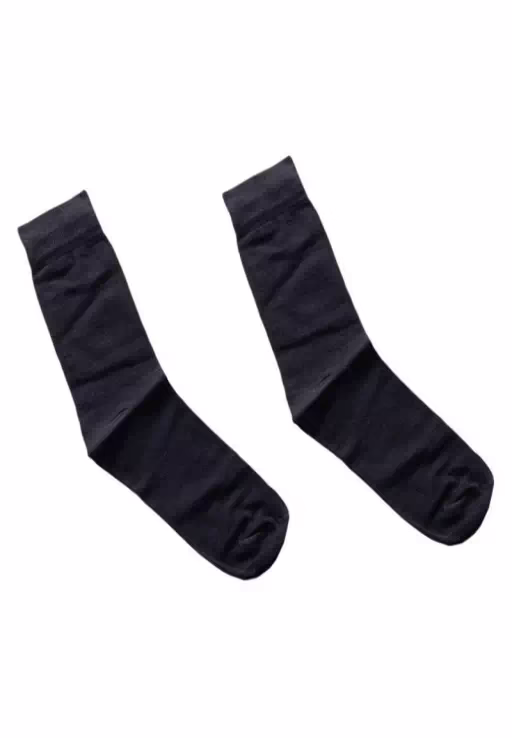 Black Casual Full Length Socks-6 pair pack - Image 2