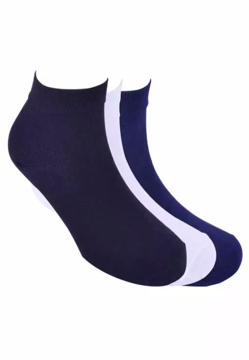 Multi Casual Ankle Length Socks 3 Pair