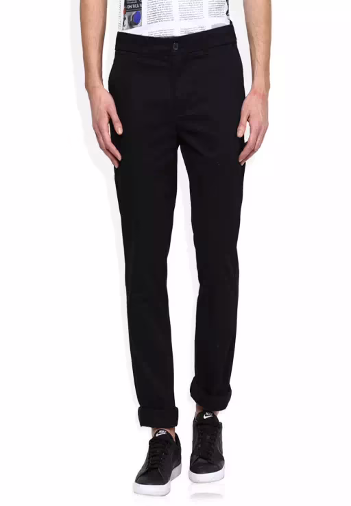 Black Slim Fit Trousers