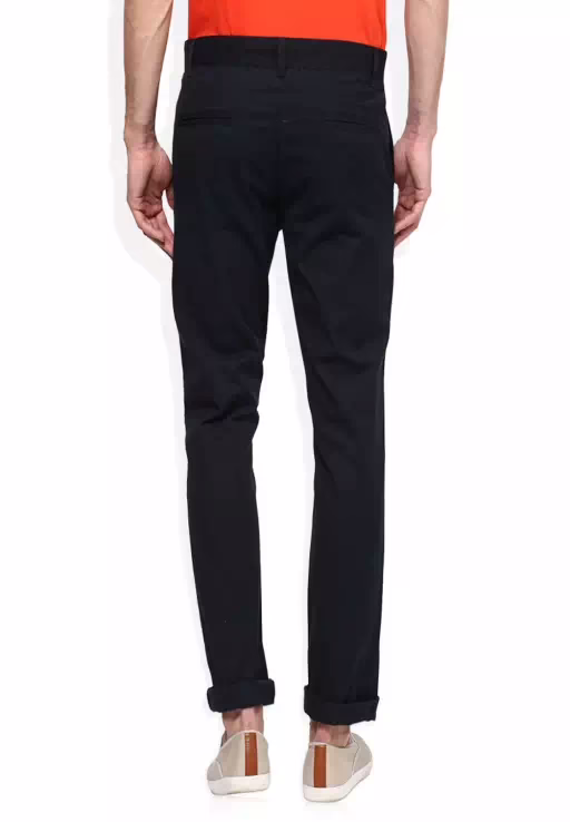 Black Slim Fit Trousers - Image 3