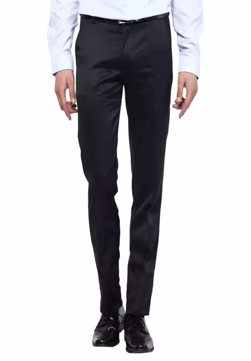 Slim Fit Blue Formal Trousers