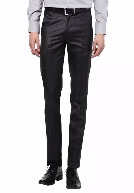 Slim Fit Black Formal Trouser