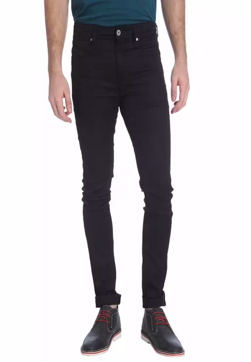 Black Slim Fit Casual Trouser