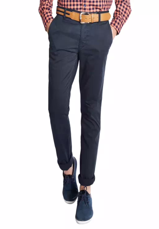 Navy Blue Slim Fit Trouser
