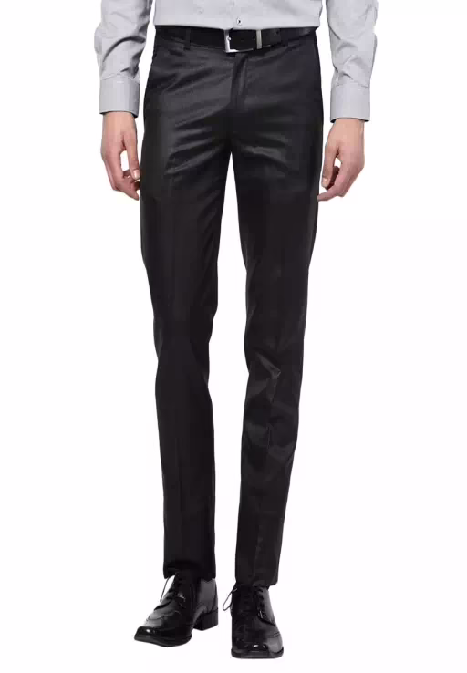 Slim Fit Black Formal Trouser