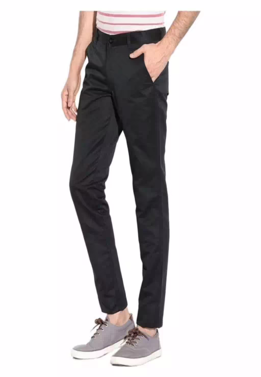 Seasons Black Regular Fit Trouser