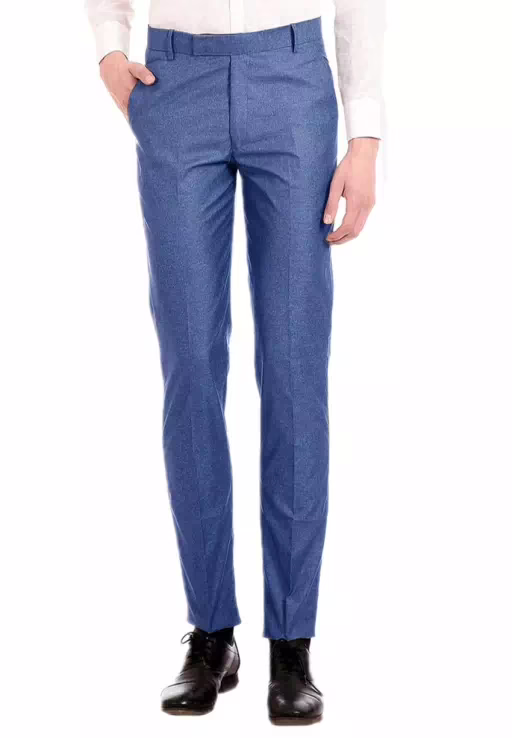 Regular Fit Formal Flat Trousers Pack Of 2 - Image 4