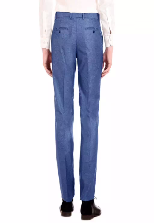Regular Fit Formal Flat Trousers Pack Of 2 - Image 2