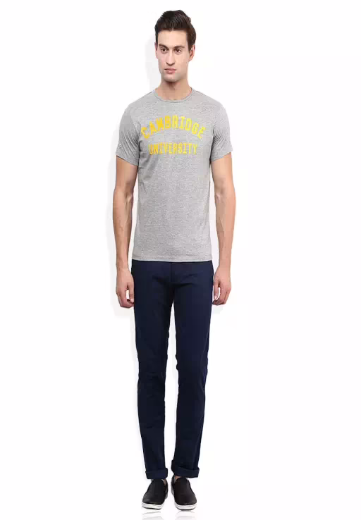 Seasons Navy Blue Solid Trouser - Image 2