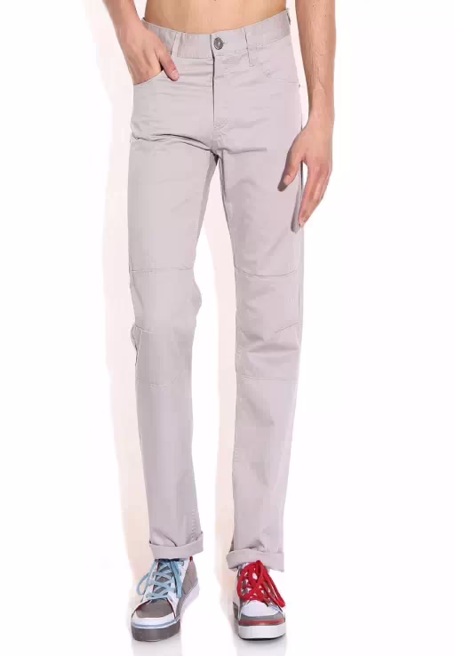 Gray Cotton Trouser For Men