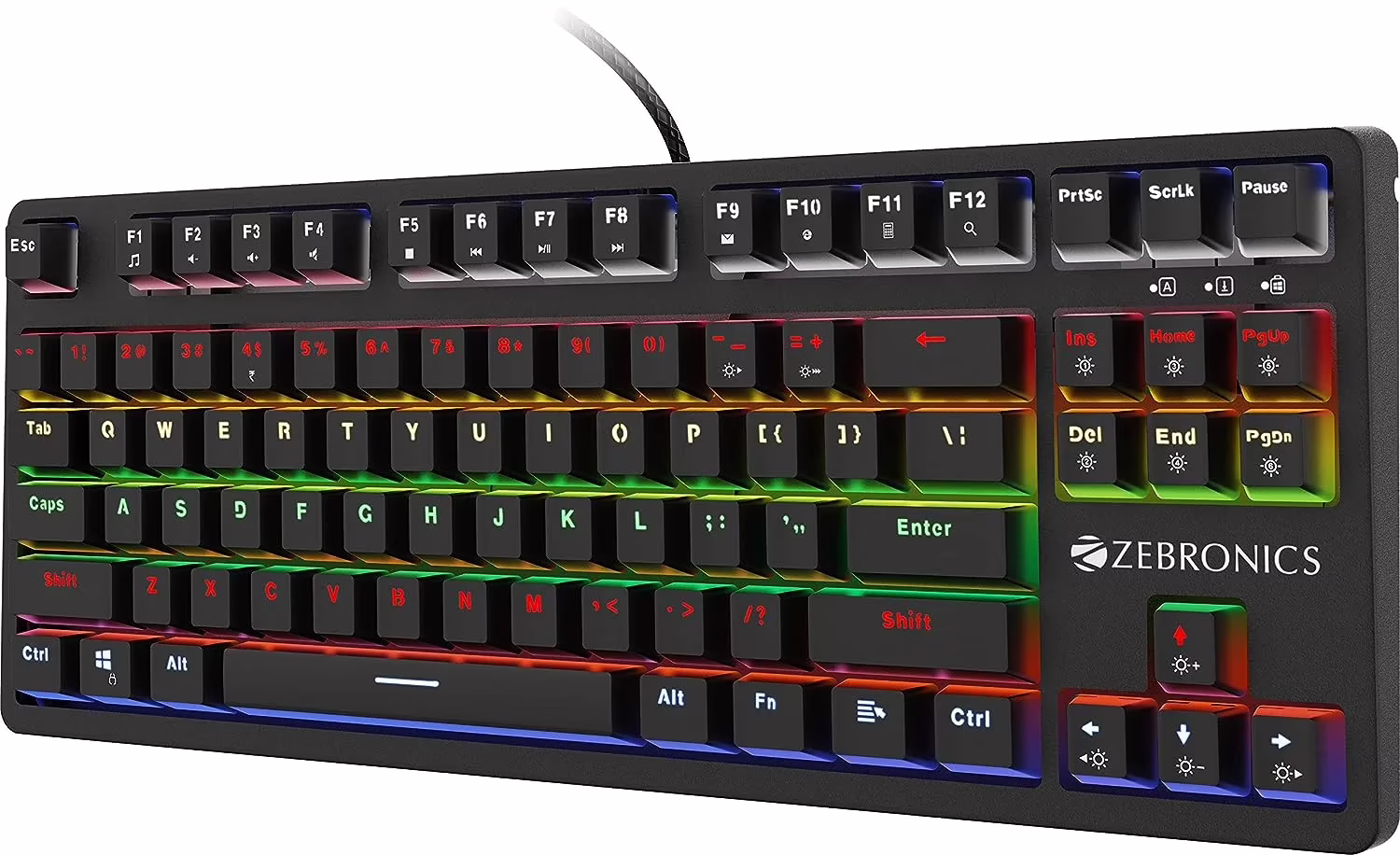 Zebronics Zeb-Max V2 Wired USB Gaming Keyboard??(Black)