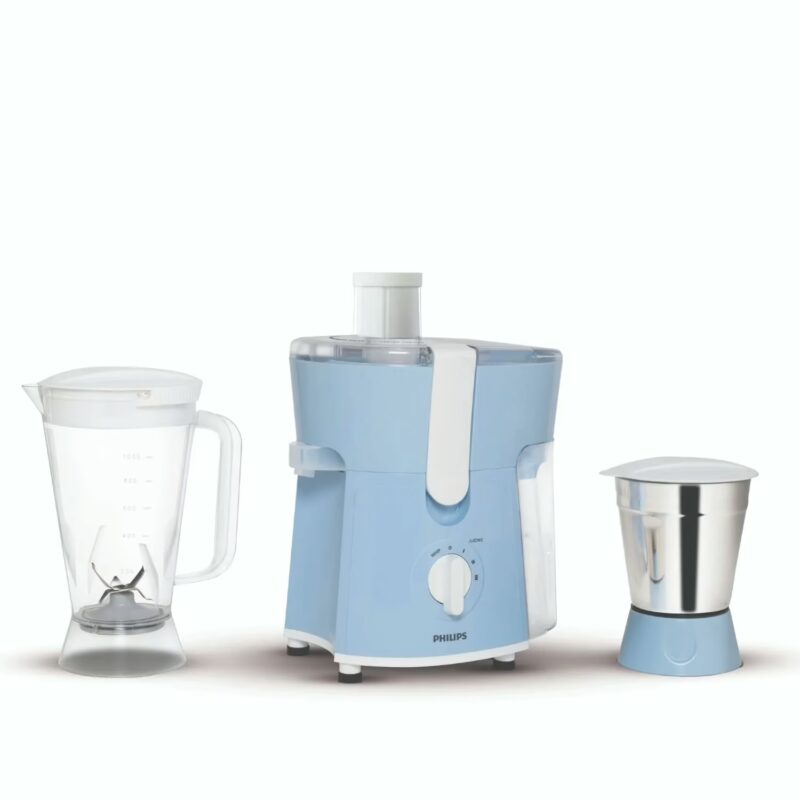 Philips HL 7575/00 / hl7575/01 Daily Collection 600 W Juicer Mixer Grinder (2 Jars, Blue)