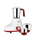 Maharaja Whiteline STELLAR EVO MX-229 500 Mixer Grinder (3 Jars, Red & White)