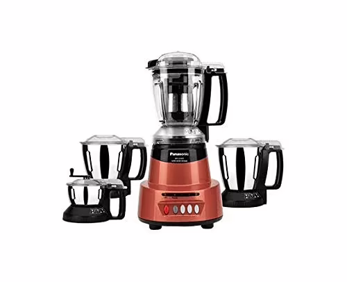 Panasonic MX-AV425 RUSTIC RED 600 Juicer Mixer Grinder (4 Jars, RUSTIC RED)