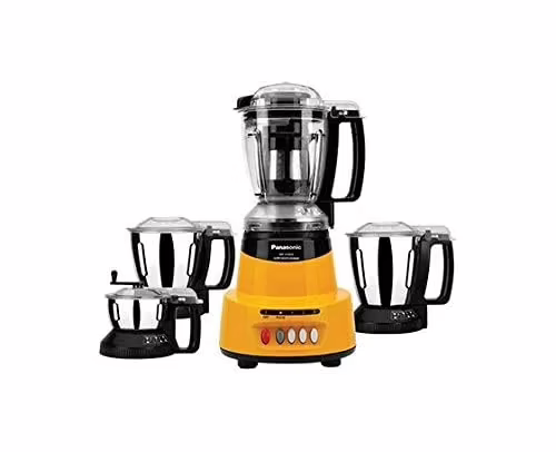 Panasonic QUARTZ YELLOW 425 600 Juicer Mixer Grinder (4 Jars, YELLOQ)