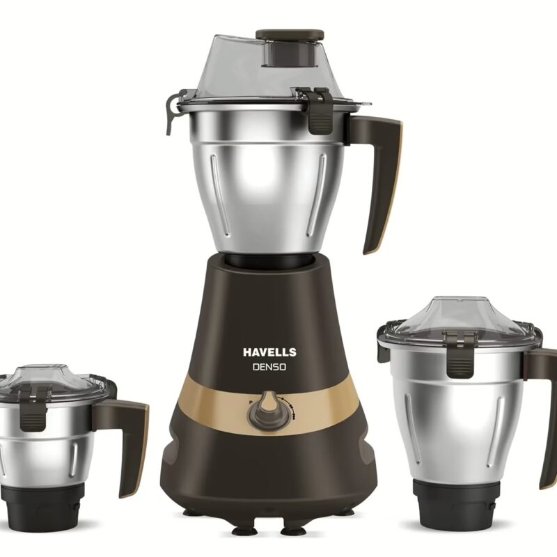 Havells GHFMGEDK090 Denso 900 W Mixer Grinder (3 Jars, Multicolor)