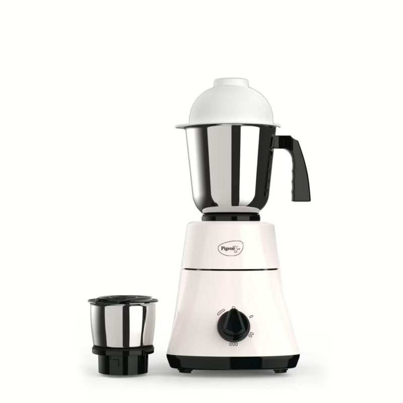 Pigeon 12995 Classic Lite 550 Juicer Mixer Grinder (2 Jars, Ivory)