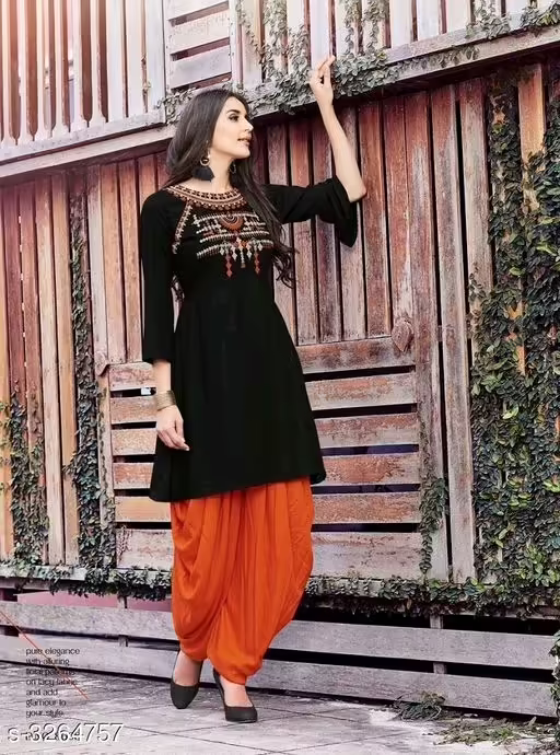 Jivika Rayon Women's Designer Kurta Sets