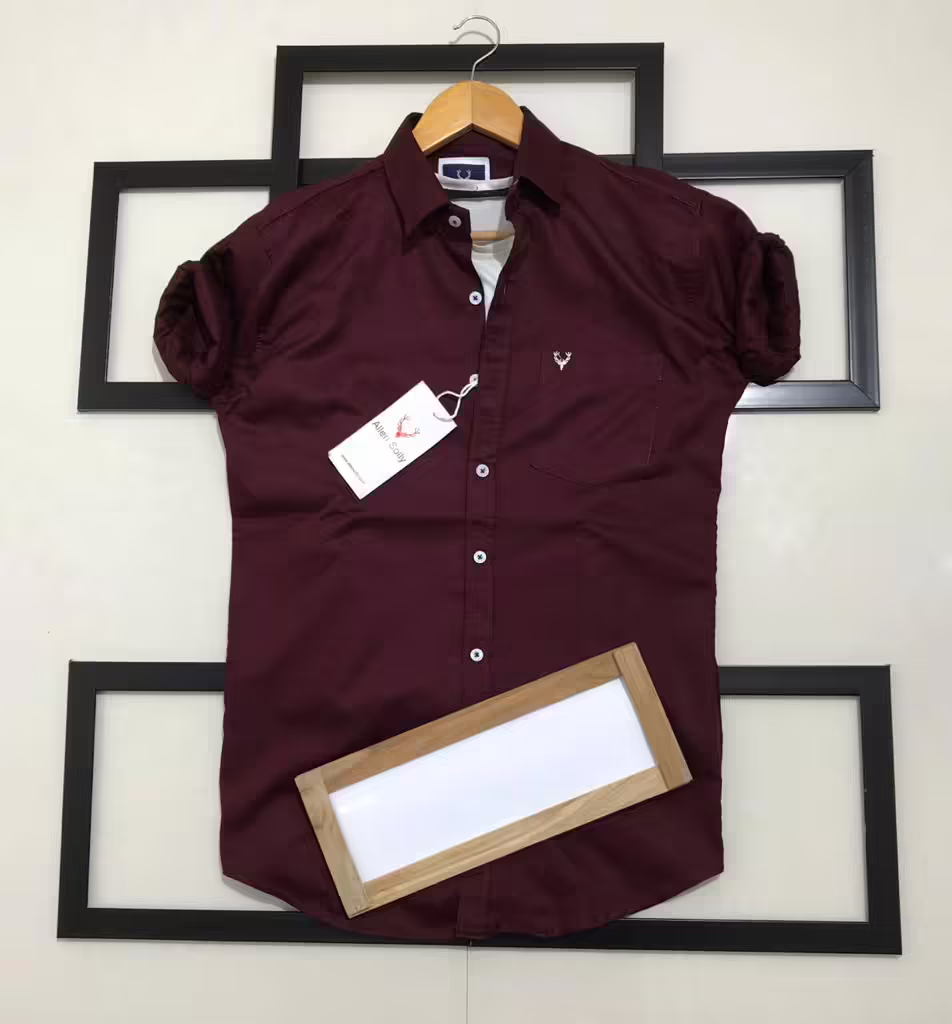 Seasons Purple Normal Fit Full Sleeves Men Shirt