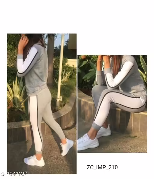 Designer Grey Women's Track Suite