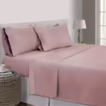 Seasons Double Bedsheet with 2 Pillow Cover,Onion Peach