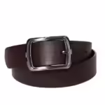 Brown Leather Formal Belt For Men
