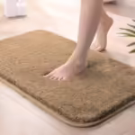 Seasons Bath Mat Super Soft Non Slip Vegas Mats for Bathroom, Kitchen, Bedroom, and Door (40x60 cm, Gold) Pack of 1