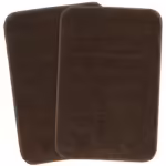 Seasons Solid Modern Rectangular Bathmat (Brown, Microfiber, 35X50 Cm)
