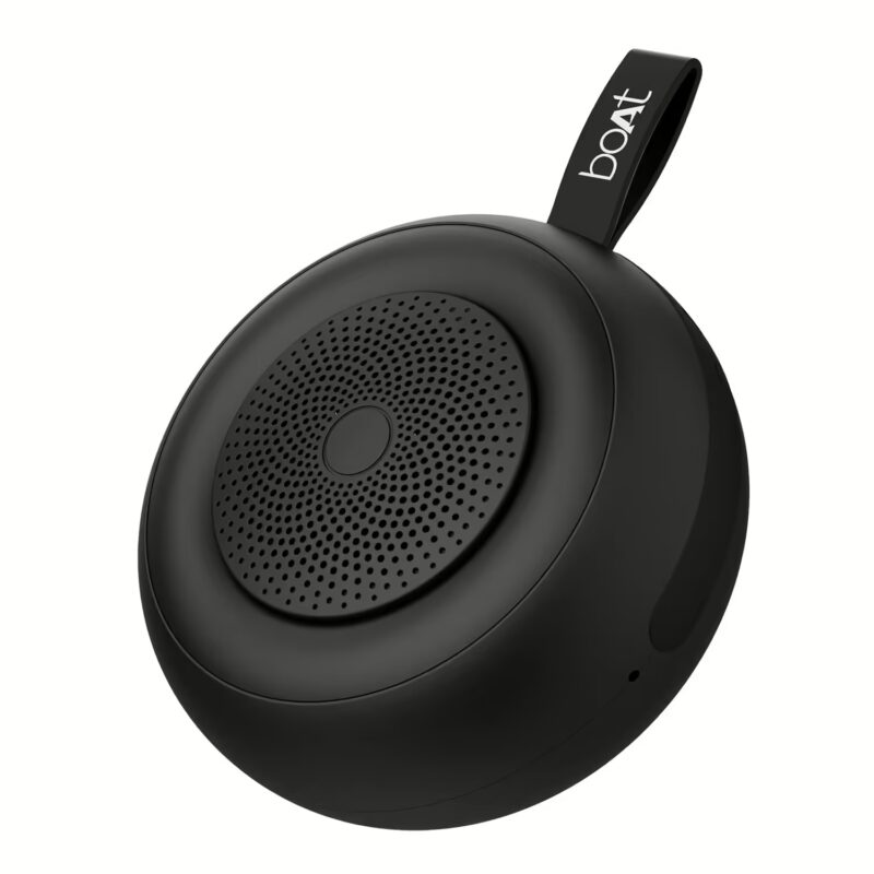 boAt Stone 135 with 5W RMS, upto 11 Hours Playback & TWS Feature 5 RMS Bluetooth Speaker  (Active Black, Mono Channel)