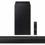 Samsung HW-B55E/XL Wireless Subwoofer, Dolby 2ch & DTS Virtual X 410 W Bluetooth Soundbar(Black, 2.1 Channel)