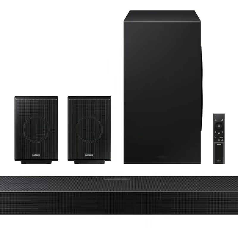 Samsung HW-Q990B/XL Wireless Dolby Atmos Wi-fi, Q-Symphony Built-in Alexa 656 W Bluetooth Soundbar??(Black, 11.1.4 Channel)