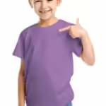 Girls Short Sleeve Lilac T-Shirt