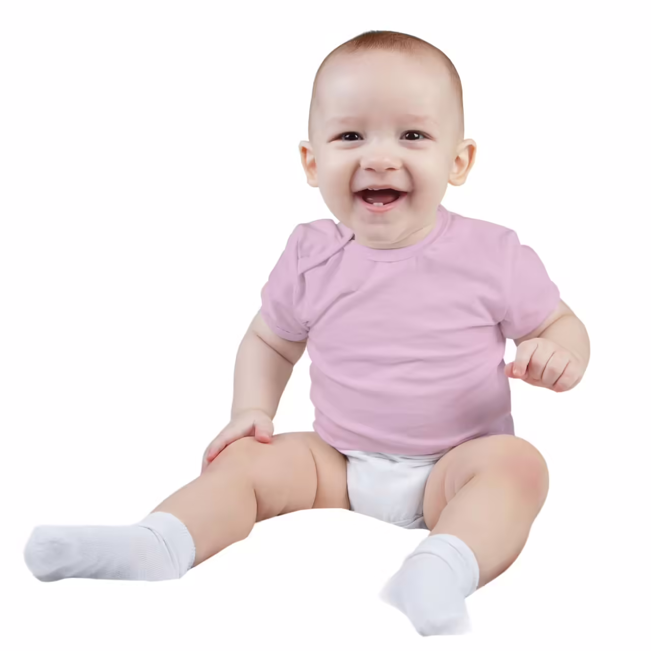 Unisex Plain Pink Cotton T-Shirts
