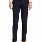 Men's Stretchable Formal Blue Pants
