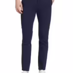 Men Casual Cotton Dark Navy Pants