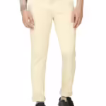 Men's Soft Cotton Beige Pant