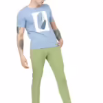 Men Plain Regular Fit Parrot Pant
