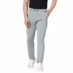 Men's Regular Fit Causal Grey Trouser