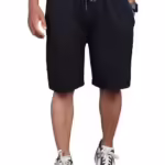 Black Men Cotton Shorts