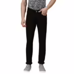 Black Men's Slim Fit Stretchable Jeans