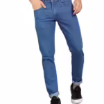 Blue Men's Slim Fit Denim Stretchable Jeans