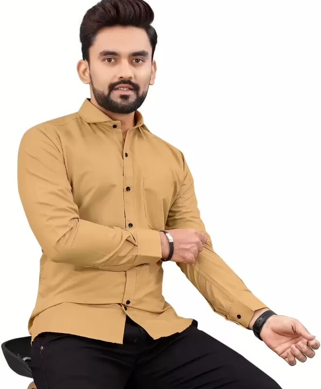 Classic Men Regular Fit Collar Formal Shirt