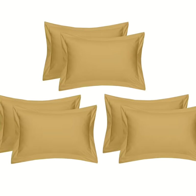 Seasons Solid Pillow Covers King Size Bedsheet ,Set of 1, Beige