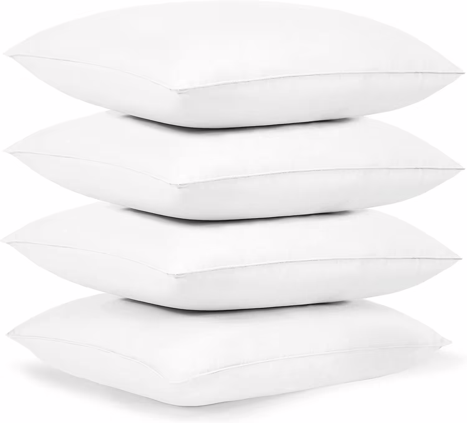 Seasons Microfibre Solid Sleeping Pillow Pack of 4??(White)