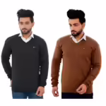 Set 2 Multi Winter Men V Neck Sweater