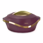 Milton Pearl 2000 Inner Stainless Steel Casserole, 1.96 Litre, Maroon Serve Casserole??(1960 ml)
