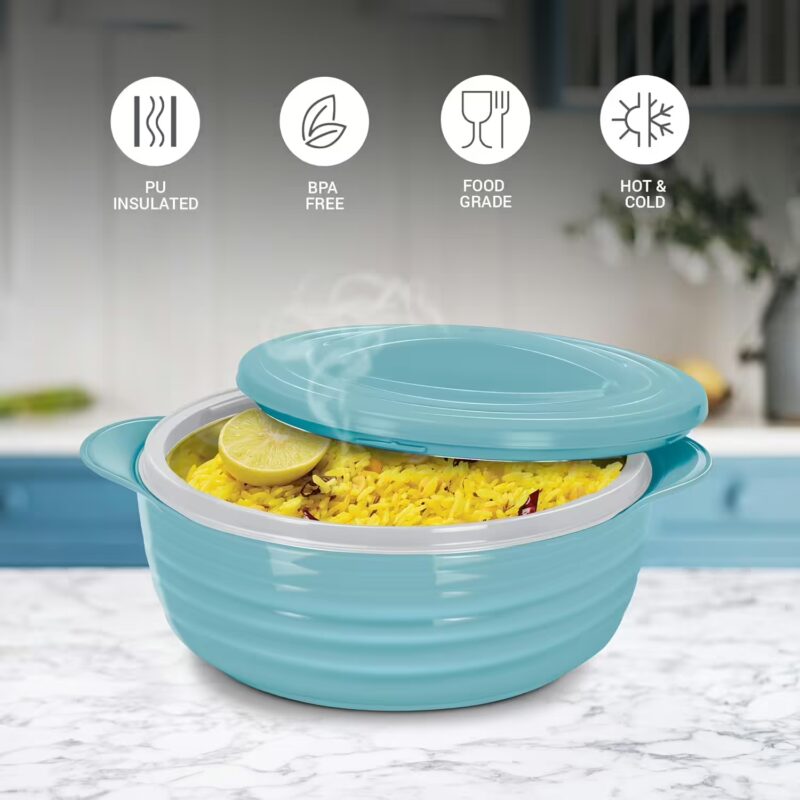 Milton Aspire 2500 Inner Stainless Steel Casserole, 1875 ml Serve Casserole??(1875 ml)